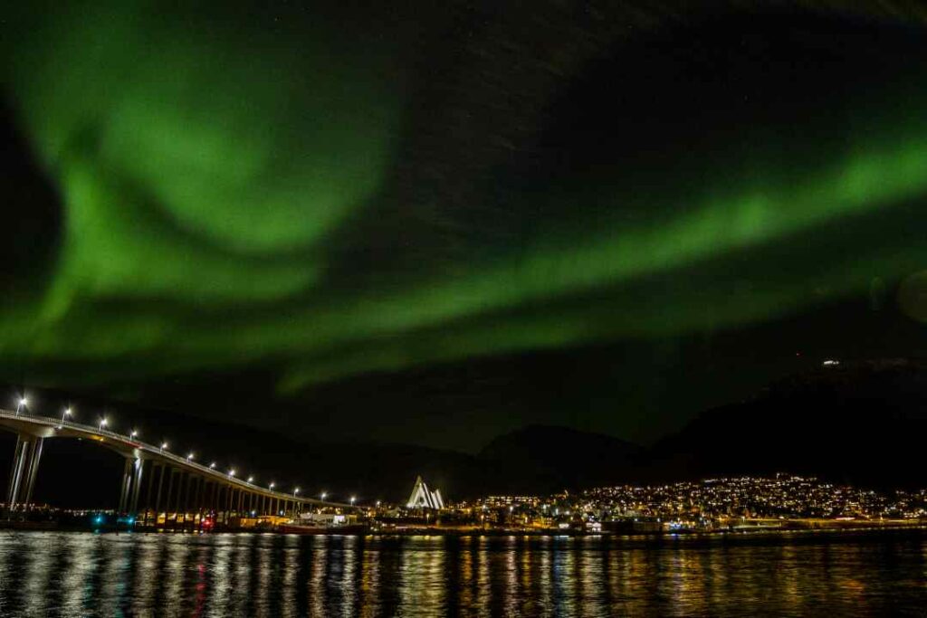 Things to do in Norway: see the aurora in Tromso city in the north of Norway in the winter