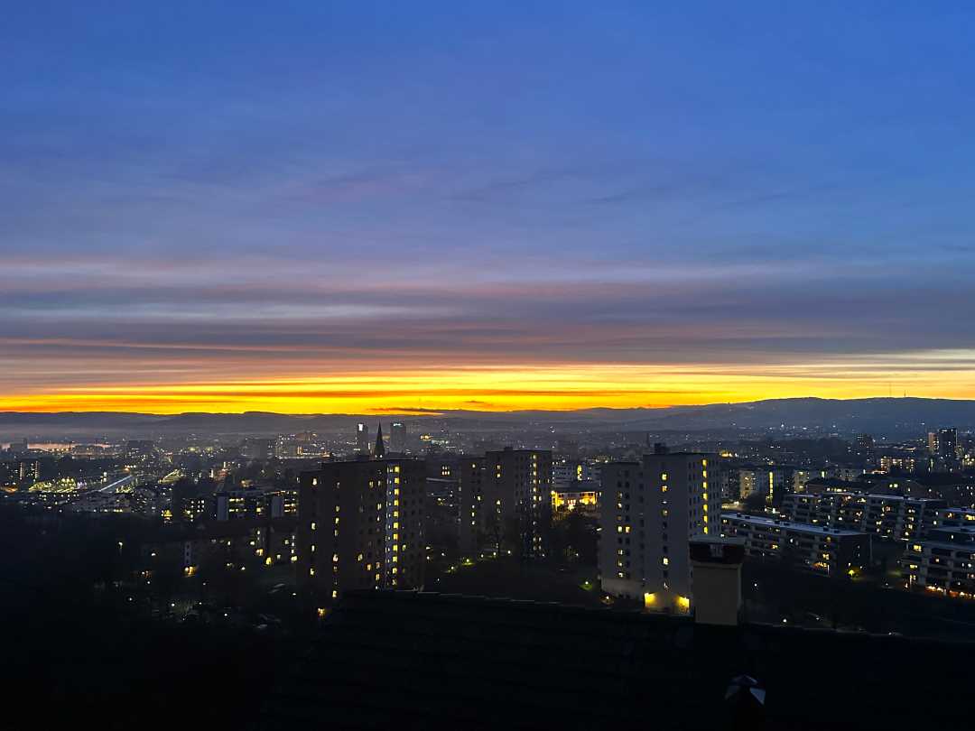 Oslo by night from the Ekeberg hills Norway