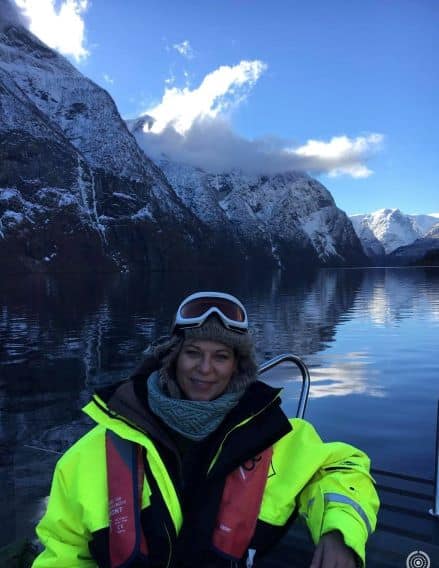 Exploring the Norwegian fjords in winter on a RIB safari